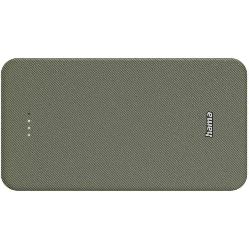 Портативное зарядное устройство (павербанк) Hama 20000mAh 15W Green (00201716)