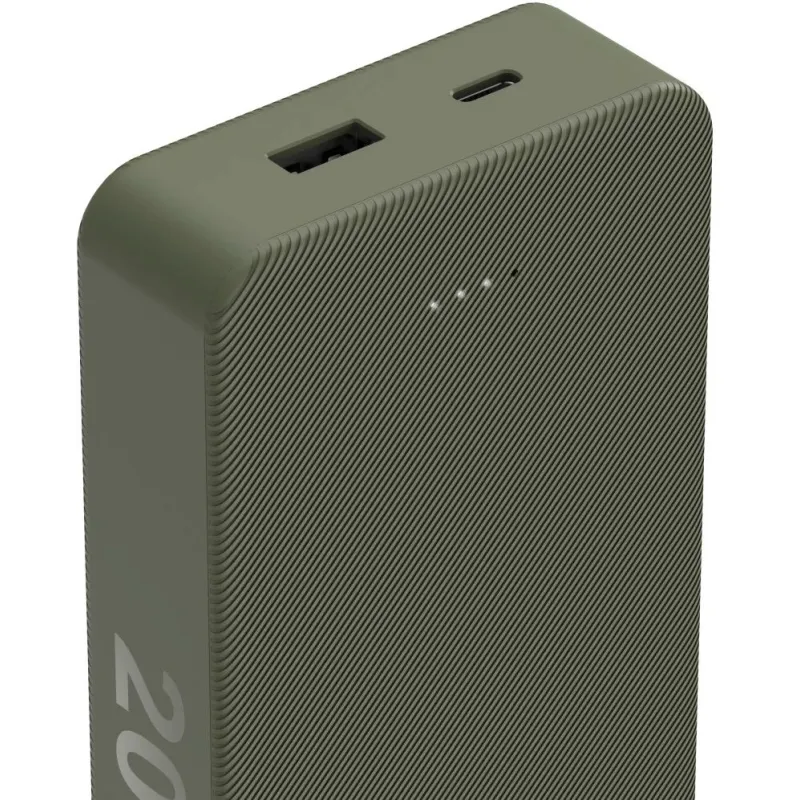 Портативное зарядное устройство (павербанк) Hama 20000mAh 15W Green (00201716)
