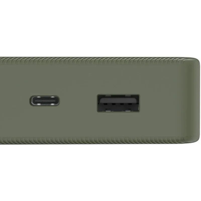 Портативное зарядное устройство (павербанк) Hama 20000mAh 15W Green (00201716)