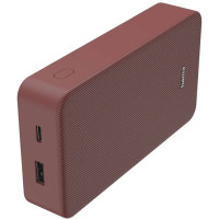 Портативное зарядное устройство (павербанк) Hama 20000mAh 15W Red (00201717)