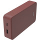 Портативное зарядное устройство (павербанк) Hama 20000mAh 15W Red (00201717)