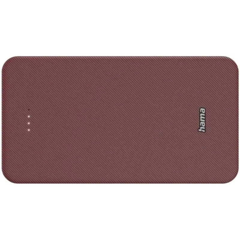 Портативное зарядное устройство (павербанк) Hama 20000mAh 15W Red (00201717)