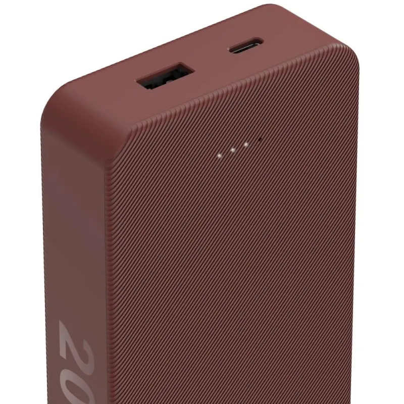 Портативное зарядное устройство (павербанк) Hama 20000mAh 15W Red (00201717)