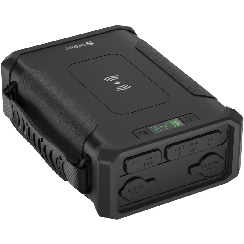 Портативний зарядний пристрій (павербанк) Sandberg Survivor 96000mAh 8-in-1 Black (420-78)