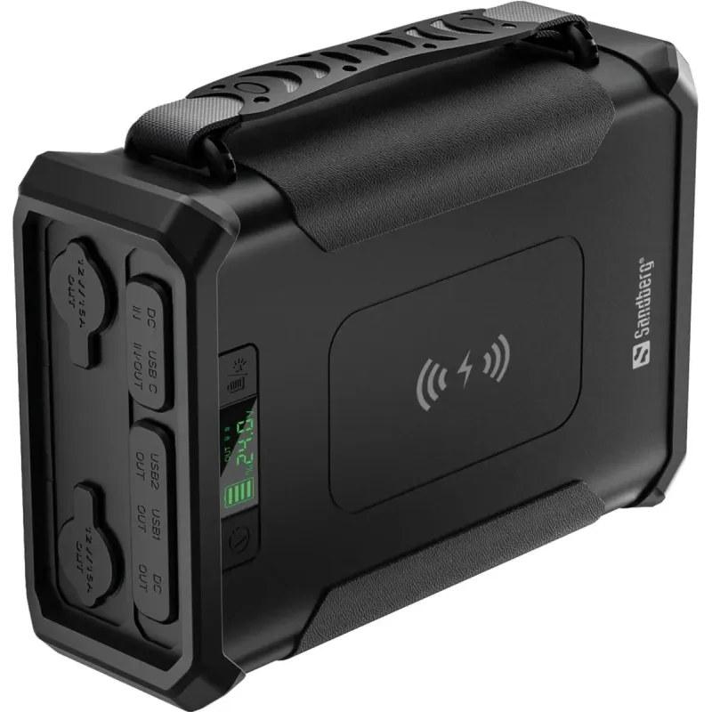 Портативное зарядное устройство (павербанк) Sandberg Survivor 96000mAh 8-in-1 Black (420-78)