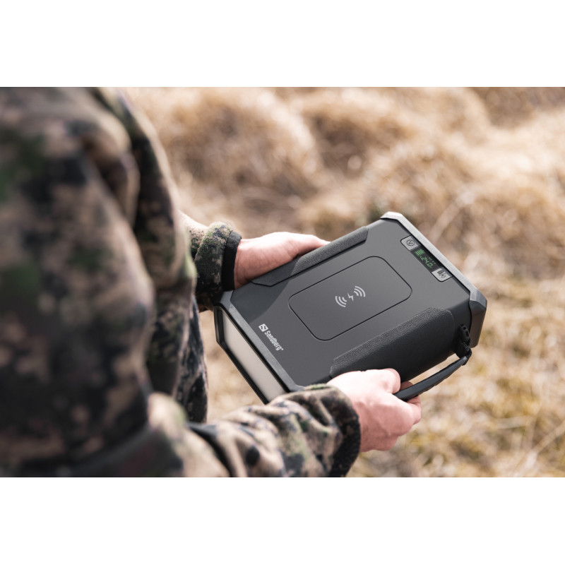 Портативний зарядний пристрій (павербанк) Sandberg Survivor 96000mAh 8-in-1 Black (420-78)