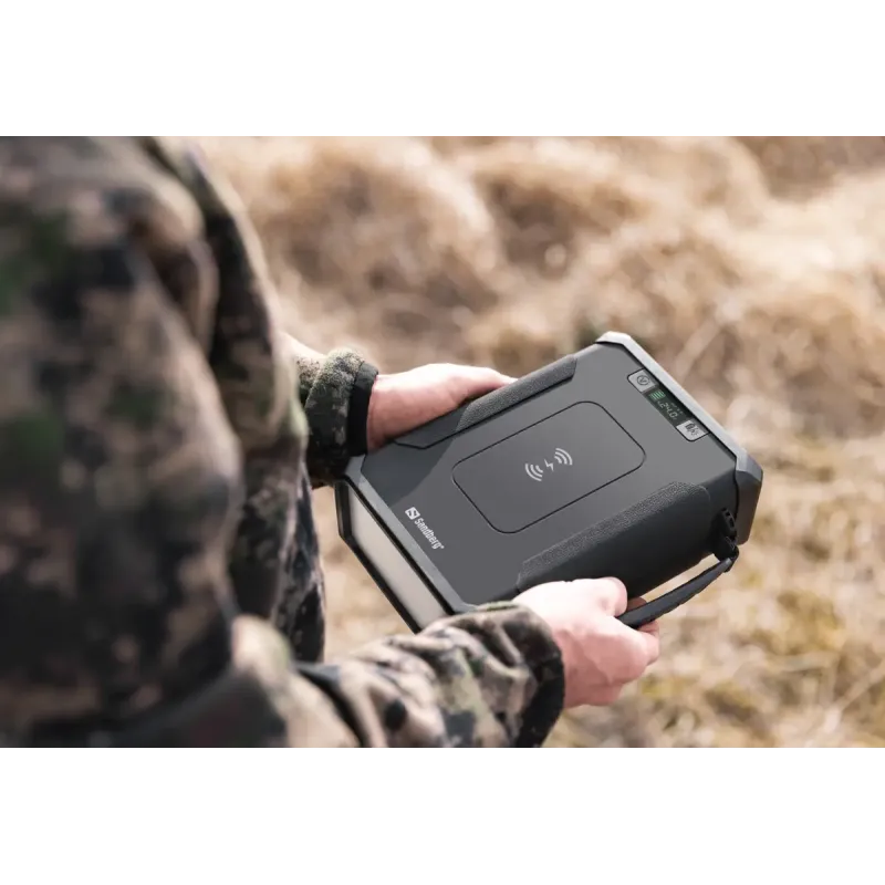 Портативное зарядное устройство (павербанк) Sandberg Survivor 96000mAh 8-in-1 Black (420-78)