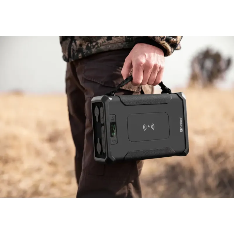Портативное зарядное устройство (павербанк) Sandberg Survivor 96000mAh 8-in-1 Black (420-78)