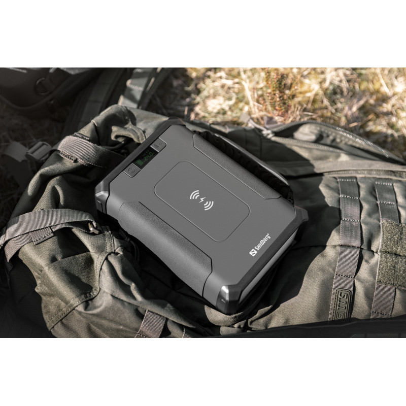 Портативний зарядний пристрій (павербанк) Sandberg Survivor 96000mAh 8-in-1 Black (420-78)