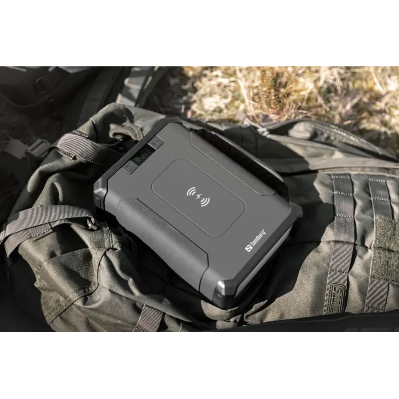 Портативное зарядное устройство (павербанк) Sandberg Survivor 96000mAh 8-in-1 Black (420-78)