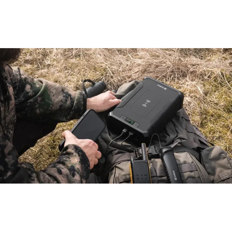 Портативное зарядное устройство (павербанк) Sandberg Survivor 96000mAh 8-in-1 Black (420-78)