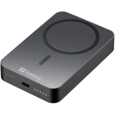 Портативное зарядное устройство (павербанк) Sandberg Mag Wireless 10000mAh 20W Black (420-97)