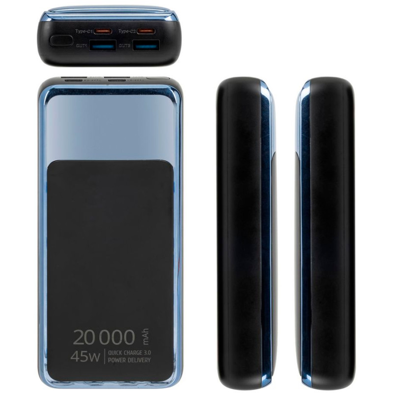 Портативное зарядное устройство (павербанк) RIVACASE RIVAPOWER VA1075 (Black)