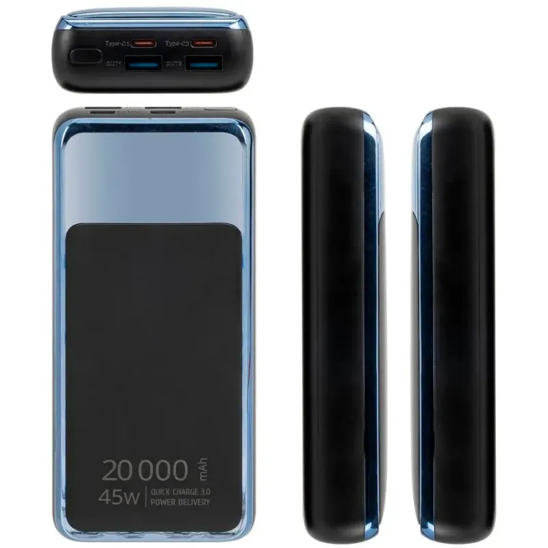 Портативний зарядний пристрій (павербанк) RIVACASE RIVAPOWER VA1075 (Black)