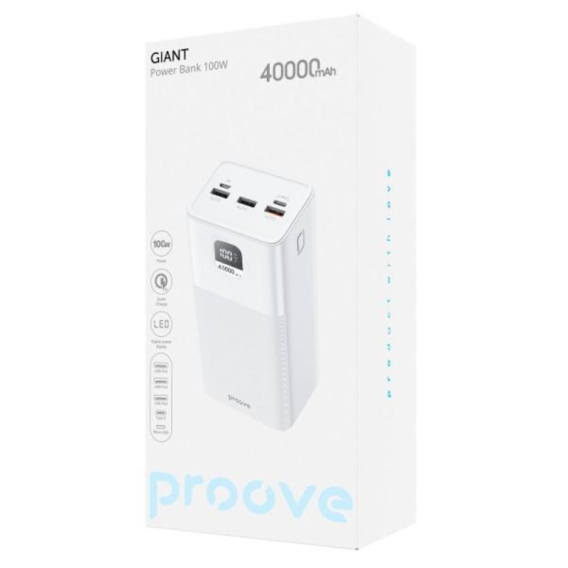 Proove Giant 40000mAh 100W White (PBGI99320002)