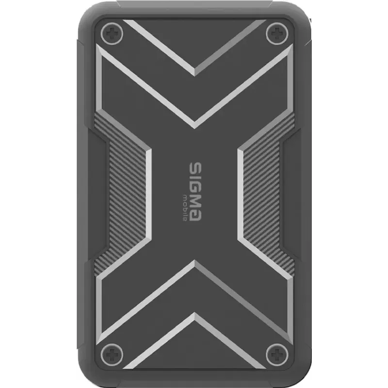 Портативное зарядное устройство (павербанк) Sigma X-power SI20A11QLX-DC 20000mAh, 65W, DC-output 9-22V, outdoor style (4827798844014)