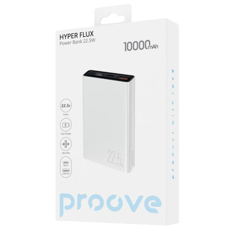 Proove Hyper Flux 10000mAh 22.5W White (PBH120120002)