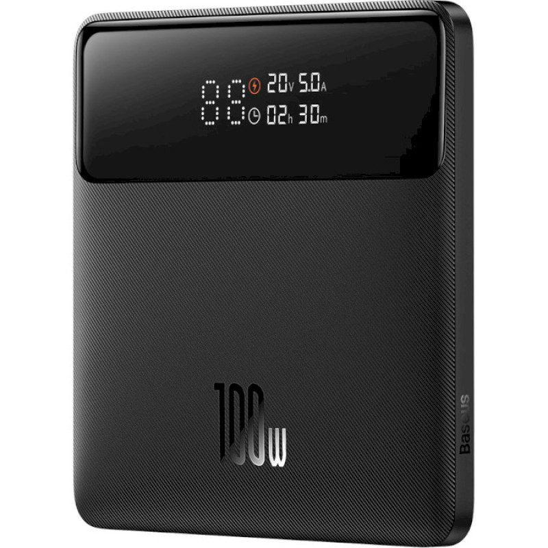 Портативний зарядний пристрій (павербанк) Baseus Blade 20000mAh 100W HD Edition Black (PPBL000301)