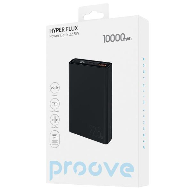 Proove Hyper Flux 10000mAh 22.5W Black (PBH120120001)