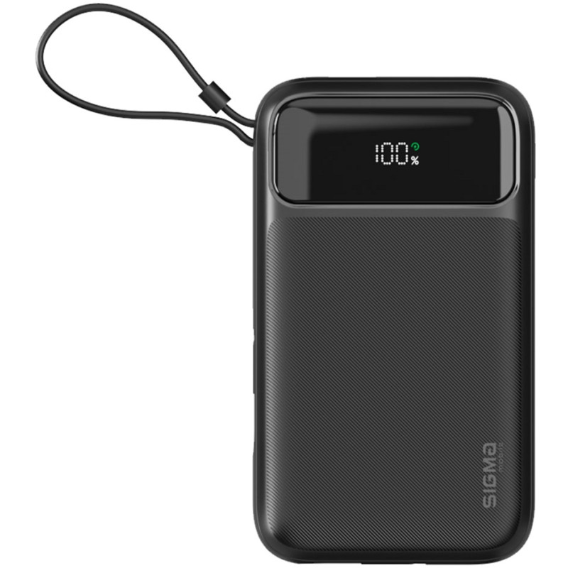 Портативний зарядний пристрій (павербанк) Sigma Mobile X-power SI20A8QL-MAG 20000mAh Black (4827798434611)