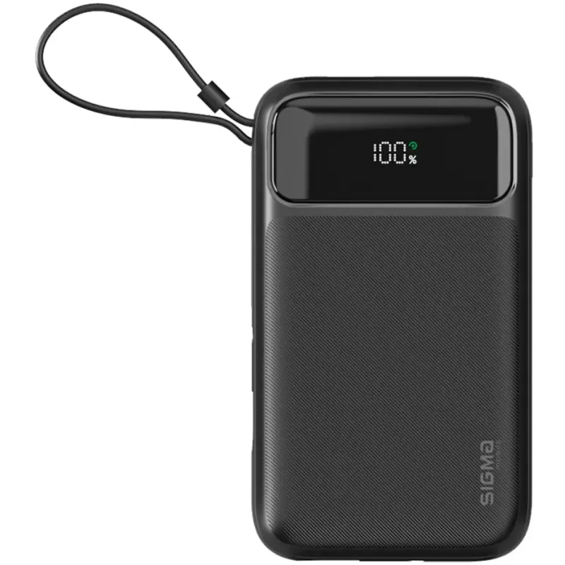 Портативное зарядное устройство (павербанк) Sigma Mobile X-power SI20A8QL-MAG 20000mAh Black (4827798434611)
