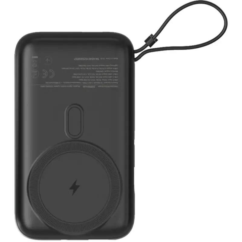 Портативное зарядное устройство (павербанк) Sigma Mobile X-power SI20A8QL-MAG 20000mAh Black (4827798434611)