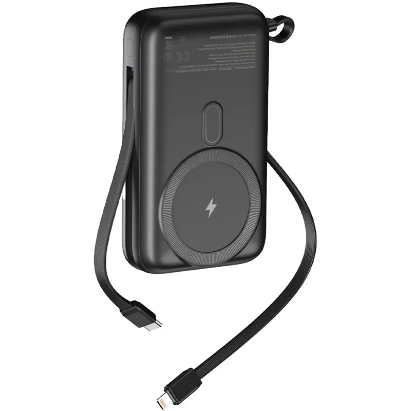 Портативное зарядное устройство (павербанк) Sigma Mobile X-power SI20A8QL-MAG 20000mAh Black (4827798434611)