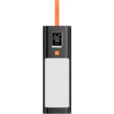 Портативное зарядное устройство (павербанк) Sigma X-power SI20A9QLX 20000mAh, PD/100W, LED, flashlight, cable 100w, black (4827798877814)