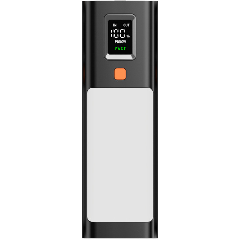 Портативний зарядний пристрій (павербанк) Sigma X-power SI20A9QLX 20000mAh, PD/100W, LED, flashlight, cable 100w, black (4827798877814)