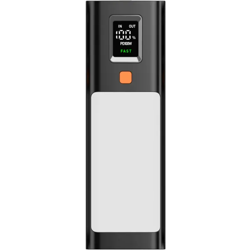 Портативное зарядное устройство (павербанк) Sigma X-power SI20A9QLX 20000mAh, PD/100W, LED, flashlight, cable 100w, black (4827798877814)