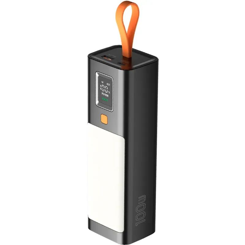 Портативное зарядное устройство (павербанк) Sigma X-power SI20A9QLX 20000mAh, PD/100W, LED, flashlight, cable 100w, black (4827798877814)