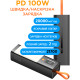 Портативний зарядний пристрій (павербанк) Sigma X-power SI20A9QLX 20000mAh, PD/100W, LED, flashlight, cable 100w, black (4827798877814)
