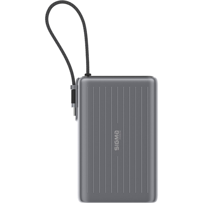 Портативний зарядний пристрій (павербанк) Sigma mobile X-power SI25A5QLX 25000mAh, 100W (4827798848715)