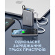 Портативний зарядний пристрій (павербанк) Sigma mobile X-power SI25A5QLX 25000mAh, 100W (4827798848715)