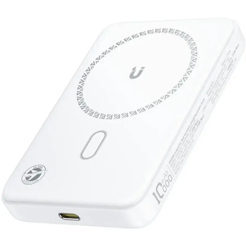 Портативное зарядное устройство (павербанк) Acefast M26 Magnetic Wireless 10000mAh 20W PD QC3.0 Qi 15W White (6974316285212)