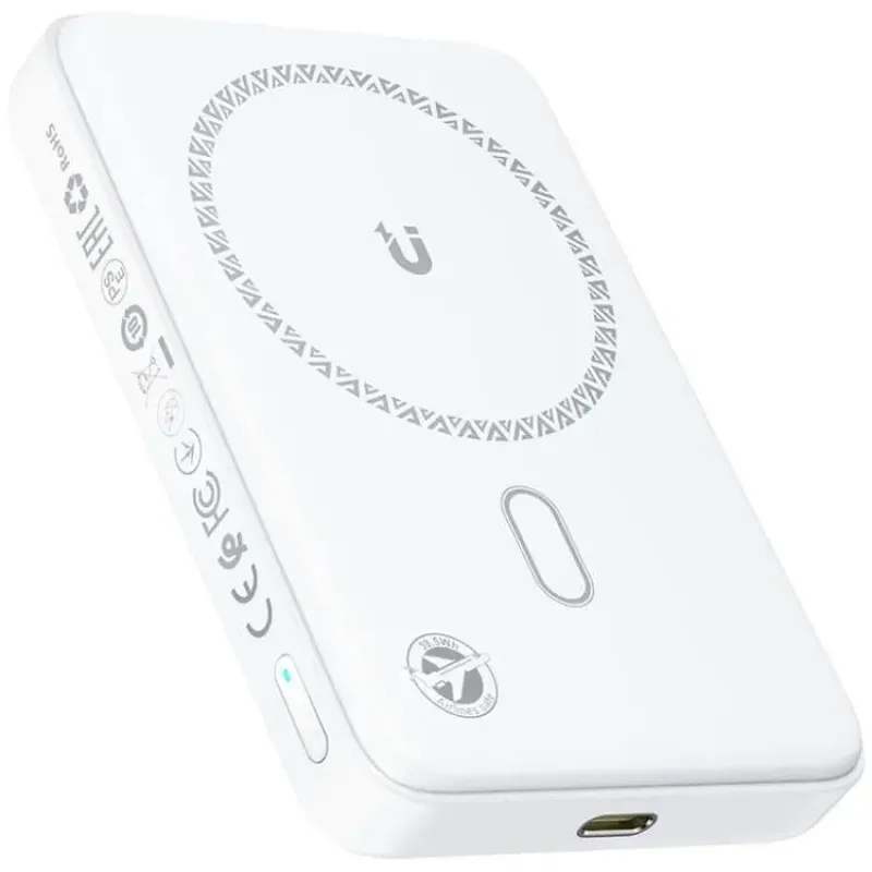 Портативное зарядное устройство (павербанк) Acefast M26 Magnetic Wireless 10000mAh 20W PD QC3.0 Qi 15W White (6974316285212)