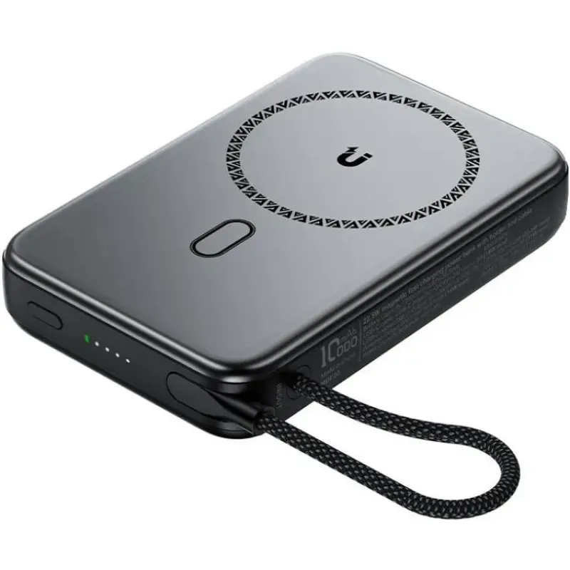Портативное зарядное устройство (павербанк) Acefast M24 10000 mAh grey (6974316284871)