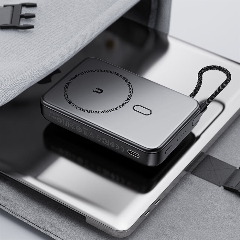 Портативний зарядний пристрій (павербанк) Acefast M24 10000 mAh grey (6974316284871)