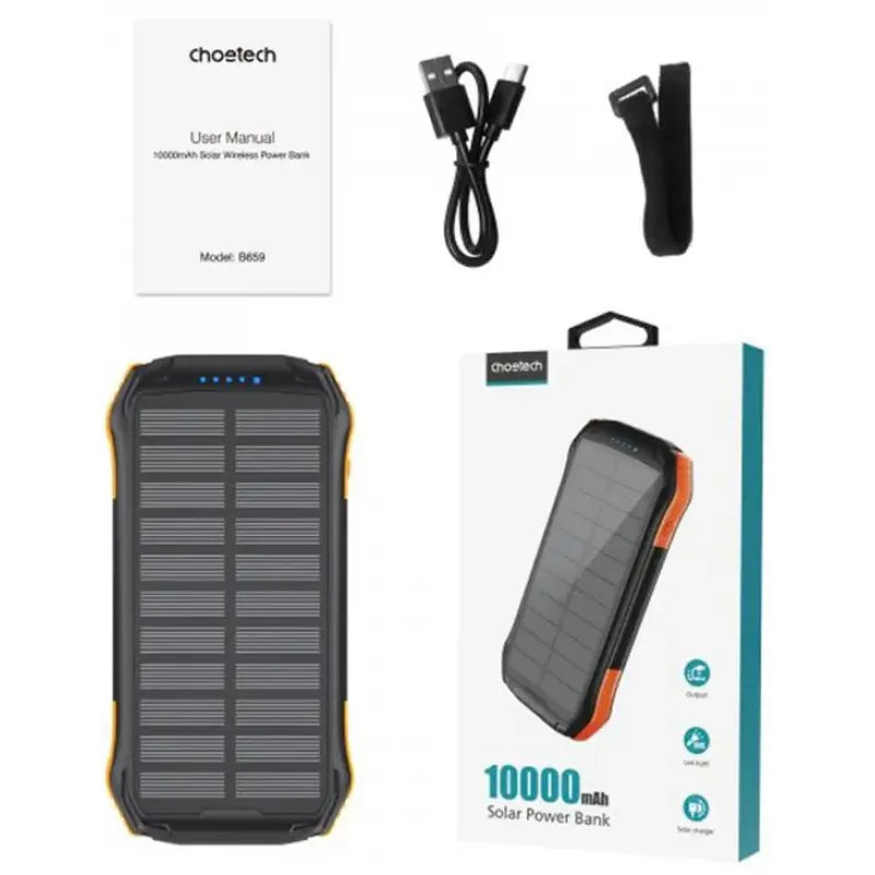 Портативное зарядное устройство (павербанк) Choetech B659 10000mAh 10W Black (B659-OR)