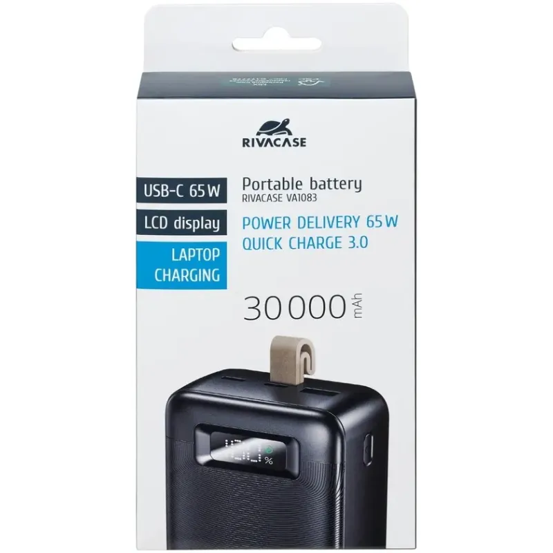 Портативное зарядное устройство (павербанк) RIVACASE RIVAPOWER VA1083 (Black)