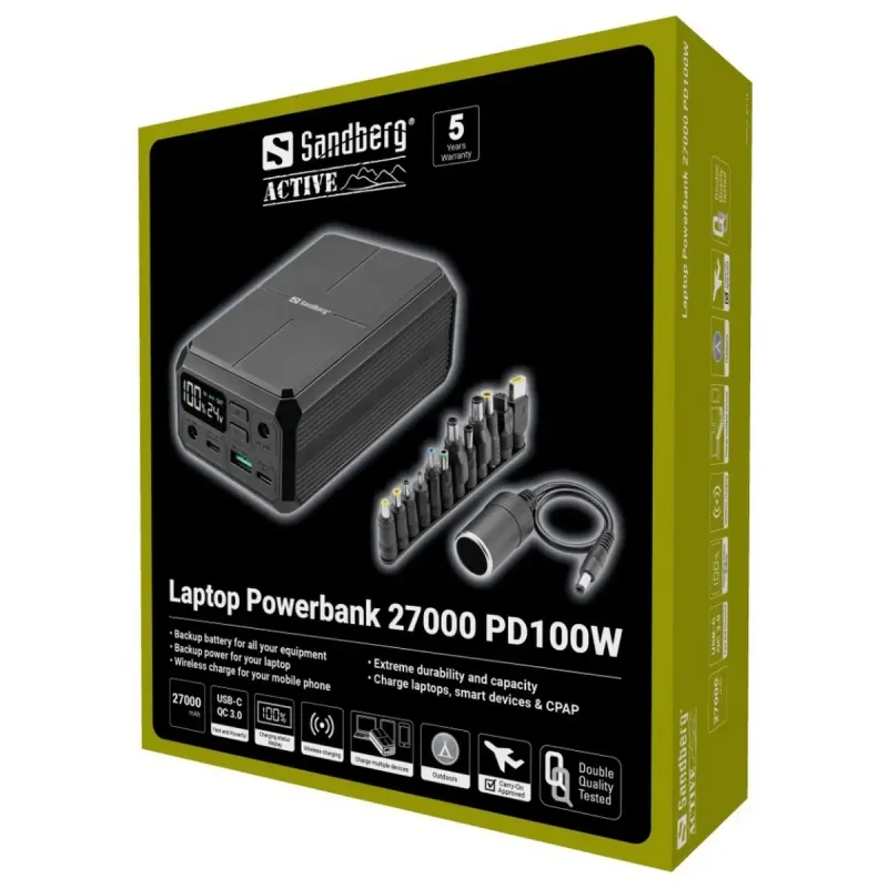 Портативний зарядний пристрій (павербанк) Sandberg 27000mAh (421-13)