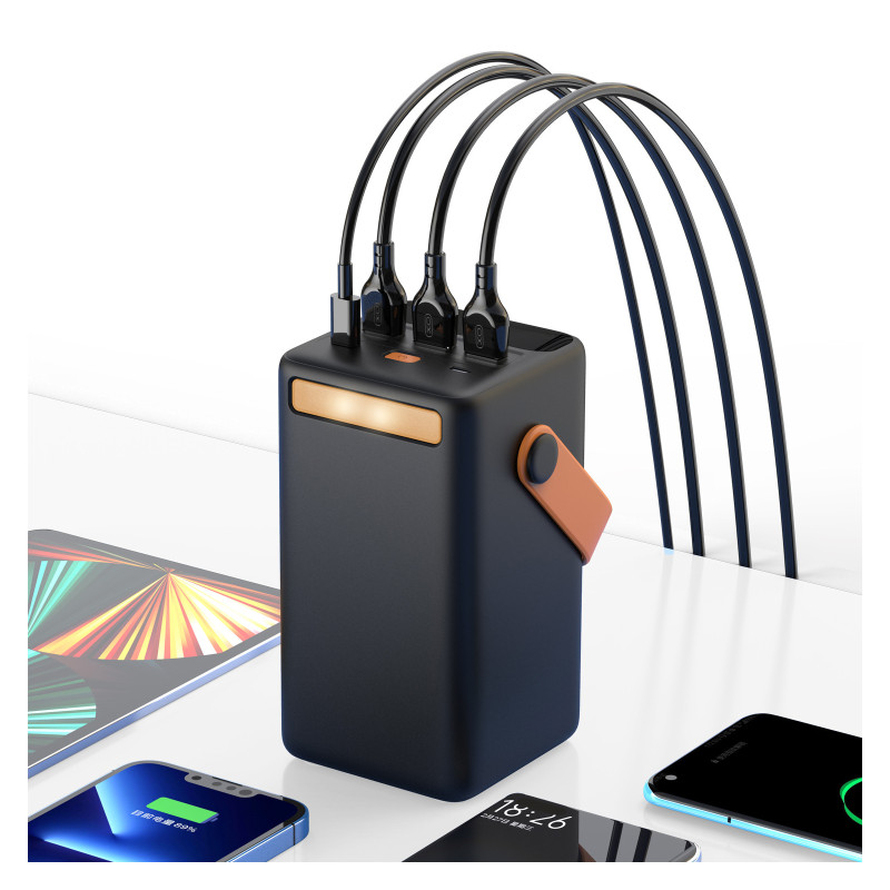 XO Power Bank PR168 50000 mAh QC22.5W + PD20W Black