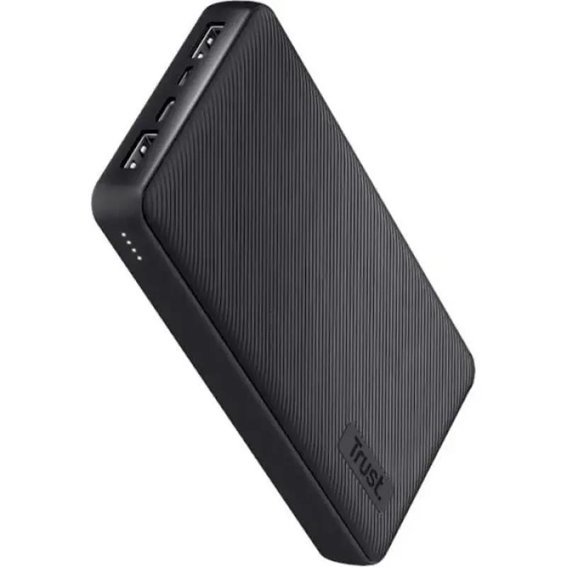 Портативний зарядний пристрій (павербанк) Trust Primo 20000 mAh ECO Black (24676)