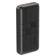XO Power Bank PR188 2USB+Type-C QC&PD3.0 22.5W 20000mAh Black