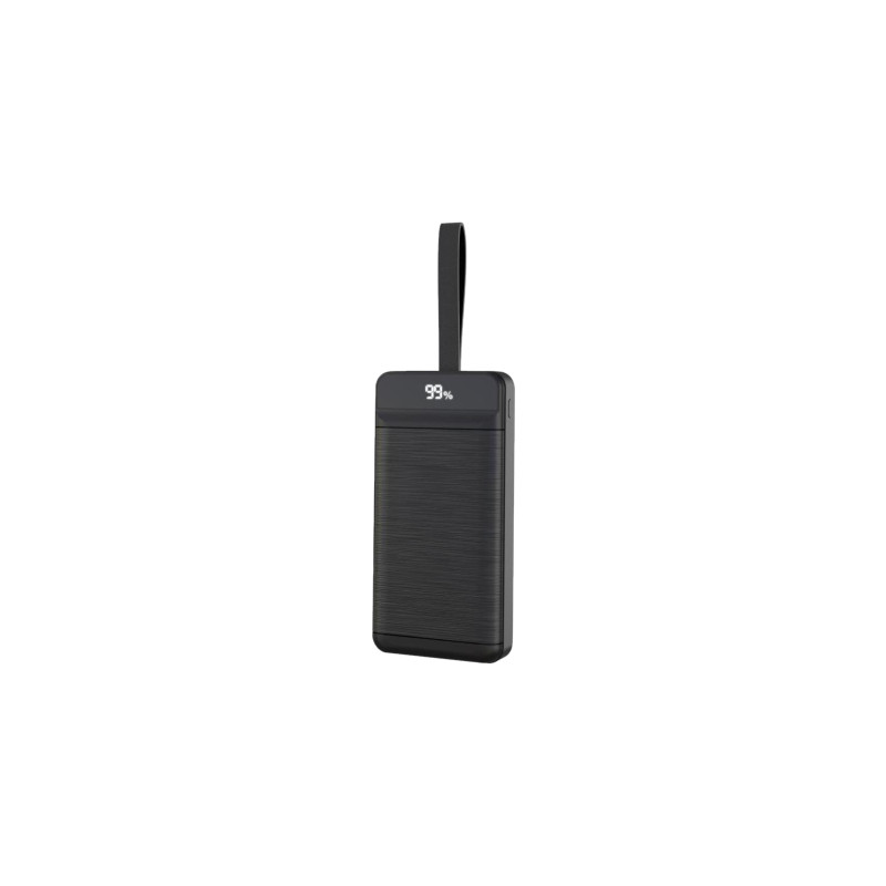 XO Power Bank PR156 3USB+Type-C QC&PD3.0 22.5W 30000mAh Black
