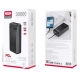 XO Power Bank PR201 2USB+Type-C PD&QC3.0 65W 30000mAh Black