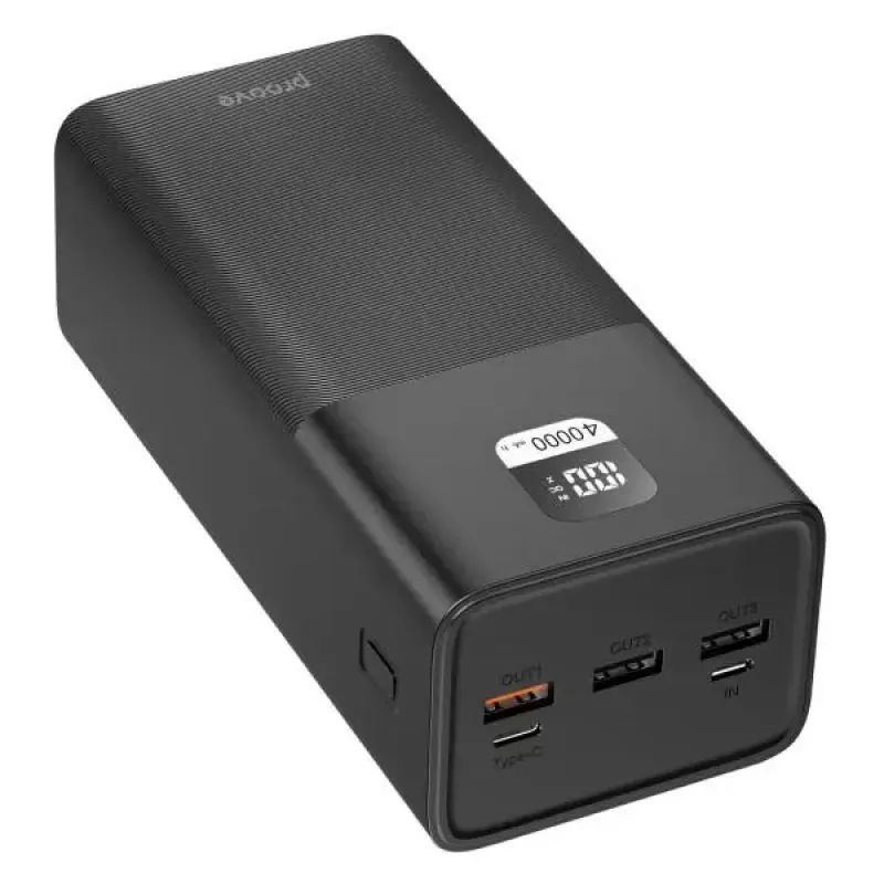 Портативное зарядное устройство (павербанк) Proove Giant 40000mAh 100W Black (PBGI99320001)