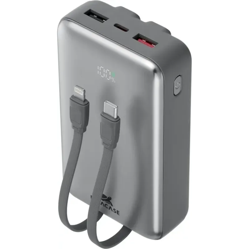 Портативное зарядное устройство (павербанк) Rivacase RIVAPOWER VA2612 (Grey)