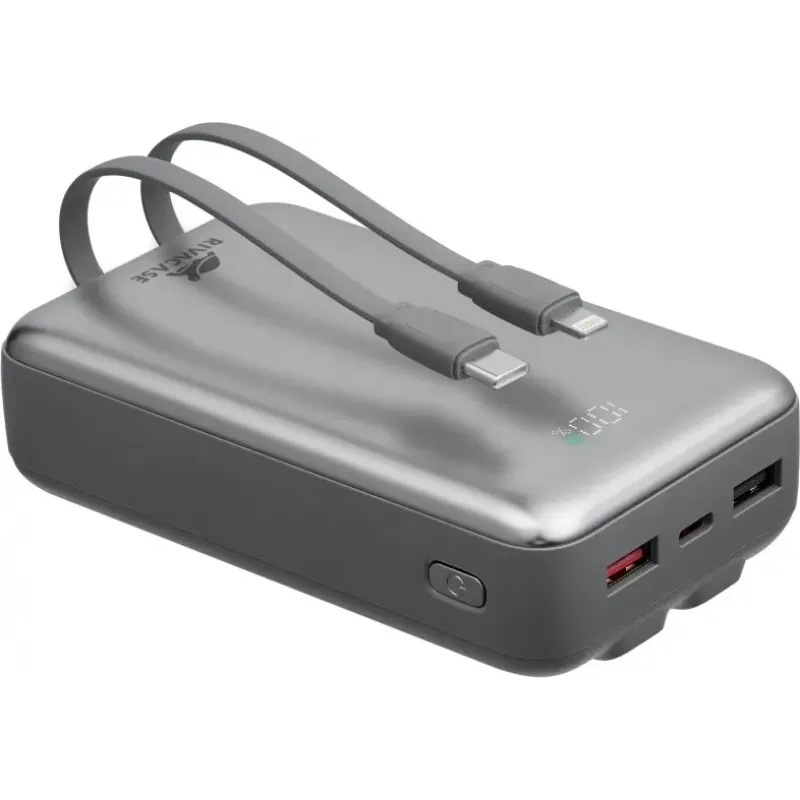 Портативное зарядное устройство (павербанк) Rivacase RIVAPOWER VA2612 (Grey)