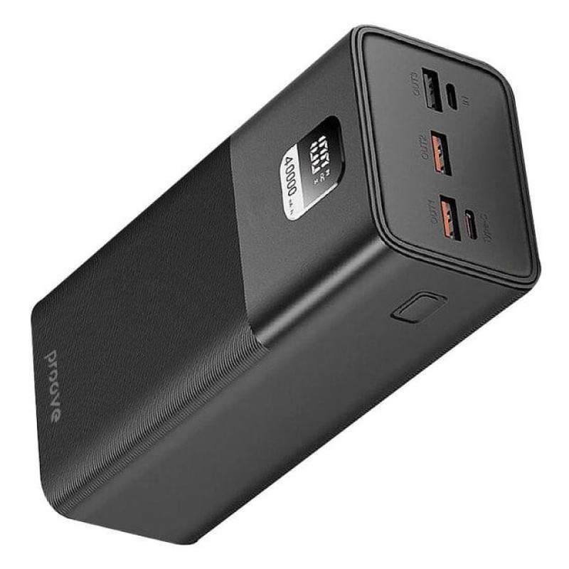 Портативное зарядное устройство (павербанк) Proove Giant Lite 40000mAh 22.5W Black (PBGI20312201)